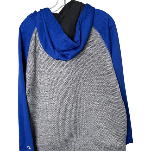 Champion Stadium Fleece Quarter Zip Hoodie, Clear Gloss C Logo large - Picture 8 of 12